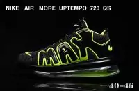 nike air max more uptempo 720 original black vert